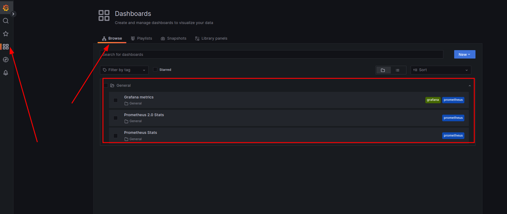 grafana-dashboards